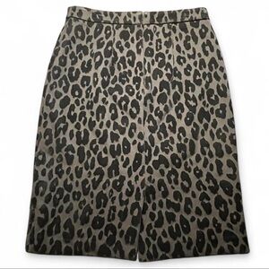 Ann Taylor Thick Black Leopard with velvet spots, Stretch, 4